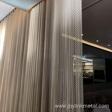 colorful Decorative Metal Mesh Drapery